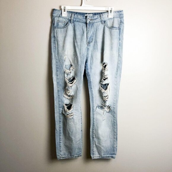 Love + Harmony Loose Fit Distressed Jeans - Picture 1 of 9